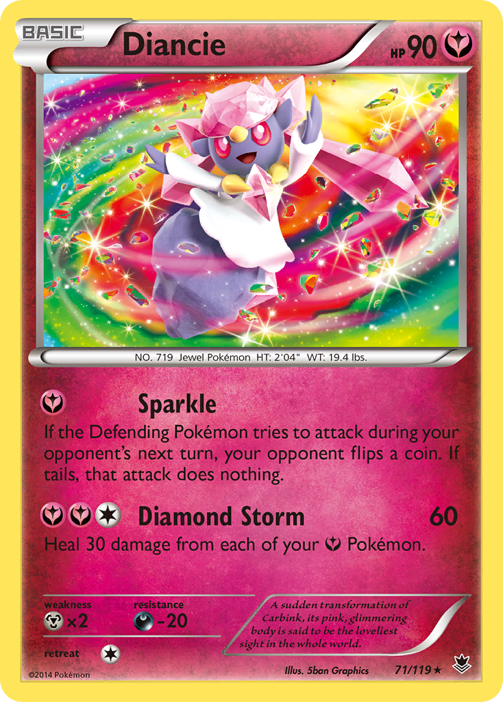 Phantom Forces Holo Diancie #71/119